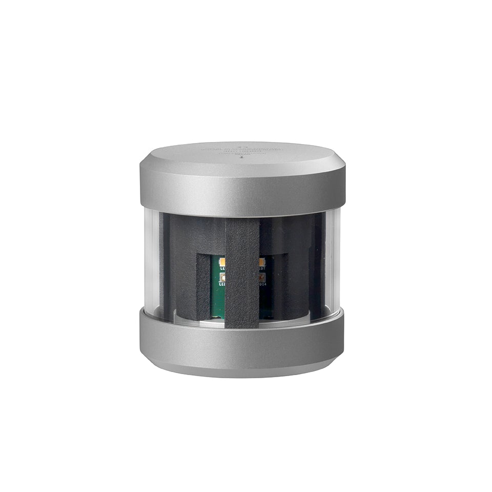 Tricolour LED light with anchor LED lights 2nm, silver