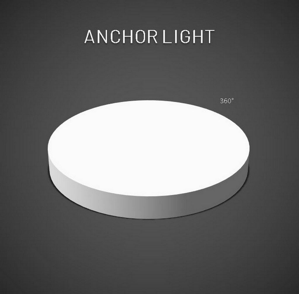 Anchor LED light 2nm, black